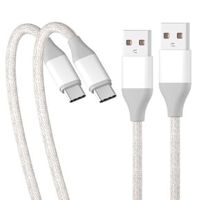 Fast Charging Cable Compatible with Nintendo Switch, Switch Lite & OLED - 3A USB-C Charger Cables - 6 ft. Long X2 (2Pack)-Supports Nintendo Switch TV Mode and Dock Station