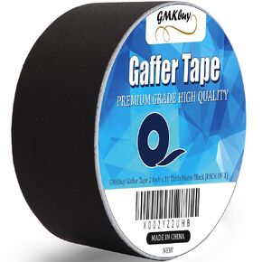 3 in x 30 Yd White Gaffers Tape – Heavy Duty, Non-Reflective, Easy to Tear, Waterproof Matte Gaffer Stage Tape – Gaff Cloth Tape for Photography, Filming Backdrop & Production