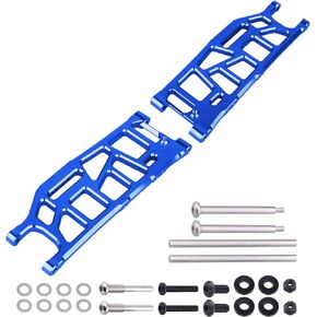 Aluminum Rear Lower Suspension Arms for Arrma 1/8 Kraton/Outcast/Notorious/Talion 6S BLX Upgrades Parts,Replace ARA330654 (Black)