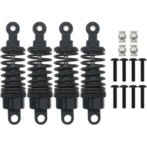 ممتص الصدمات قابل للتعديل 68 مم لـ 1 10 HPI HSP Losi Axial Tamiya RC على الطريق الانجراف قطع غيار السيارات المصنوعة من الألومنيوم 4 قطع F102004 (برتقالي)