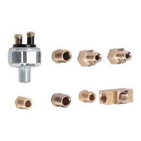 Hydraulic Brake Light Switch, Hydraulic Brake Light Switch Kit in Line Universal ABS Metal for Car Modification