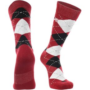 Alabama Crimson Tide Argyle Dress Socks NCAA Fanwear Crew Length