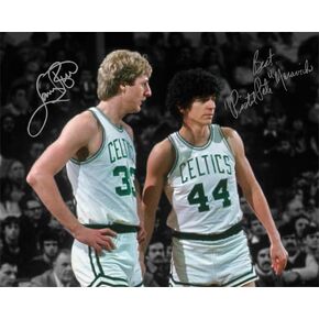 Ikonic Fotohaus Larry Bird Pete Maravich Signed Photo Autograph Print Wall Art Home Decor