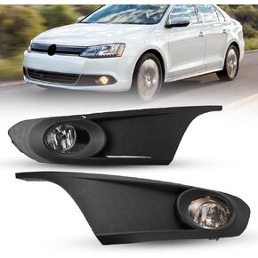 AUTOWIKI Fog Lights for 2011-2014 Volkswagen Jetta (Not fit Wagon, GLI Models) 2PCS OEM Replacement Fog Lamps