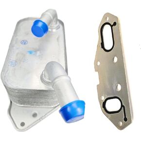 ThpeMakcr 06E117021G Engine Oil Cooler with Gasket Kit Replacement for Audi A4 A6 A7 Q5 Q7