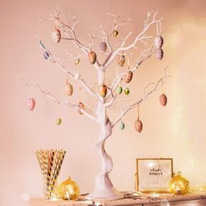 Tree Centerpieces for Weddings White 23in - Decorative Ornament Display Tree for Tables, Tree Branches for Decoration, Artificial Manzanita Tree Centerpiece for Christmas Birthday Party Decor