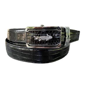 Handmade Crocodile Belts, Men Belts, Leather Belts, Gift for him (Brown)