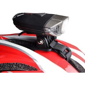 WASAGA Bike Helmet Light, 300 Lumen LED Bicycle Helmet Light 3 Modes USB Rechargeable Waterproof Bike Front Headlight Perfect for Riding or Outdoor Activities