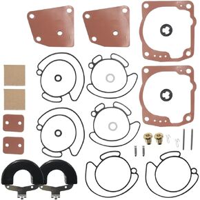 Pack of 2 JDLLONG 18-7247 Carb Repair Kit Fit for Johnson Evinrude V4 V6 90 115 125 150 175 HP 436852 438996