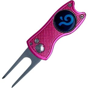 Pangaloo Surf Co Folding Golf Divot Tool w Magnetic Ball Marker