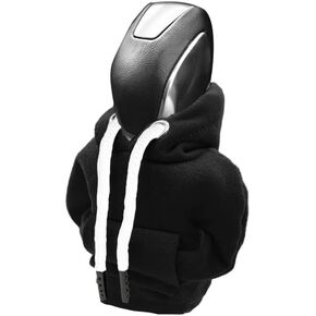 2pcs Car Shift Gear Cover, Fashionable Sweater Hoodie Auto Gear Shift Knob Protector, Funny Gear Shift Hoodie for Knob Cover, Universal Auto Interior Accessories Fit Most Cars