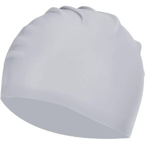 PATIKIL Silicone Swim Cap Waterproof Swimming Hat, Non-Slip Adult Swimming Caps for Women and Men Swim Training Racing
