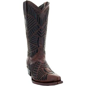 Soto Boots Womens Inlay Cowgirl Boots M50048