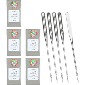 50 PCS Sewing Machine Needles for Brother, Sewing Needles Embroidery Machine Needles for Brother Sewing Machine (75/11-50 Pack)