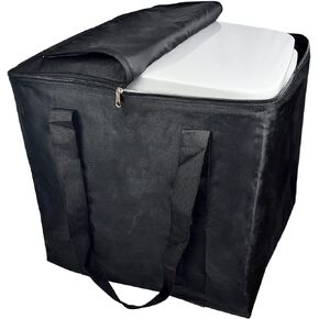 mupera Portable Toilet Storage Bag - Durable Carrying Bag for RV Travel Potty 5.3 Gallon, Camping Toilet Storage Bag Double Layer with Lining, Bag for Portable Toilet Protector and Easy Transport
