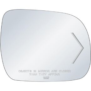 exactafit 8209SR Passenger Side Mirror Glass Right Replacement With Turn Signal Arrow Compatible with 2006-2010 Toyota Sienna