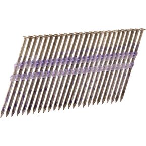 Metabo HPT Framing Nails | 3-1/4 In. x .131 | 21 Degree | Full Round Head | Hot Dipped Galvanized | Smooth Shank | 2,000 Count | 10163MHPT