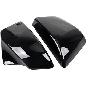 SHMTOOL Left Right Vivid Black Battery Side Fairing Cover ABS for Honda Shadow ACE Aero 1100 VT1100C3 Spirit Sabre 1999-2008