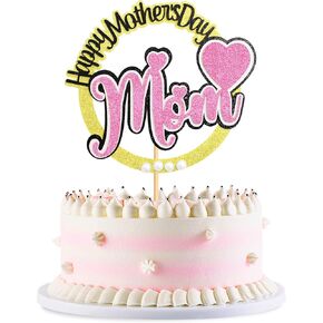 عيد الأم السعيد، كعكة توبر، كعكة توبر، كعكة مستديرة، توبر، حفلة، تزيين الكيك لعيد الأم (القلب) in Kuwait