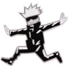 Satoru Gojo Jujutsu Kaisen Anime Manga 4" Iron On Patch for Clothing