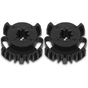 LUJUNTEC 2PCS Blend Door Actuator Replaces 926-133 68214880AA Replacement for Dodge for Durango 2011-2017,for Jeep for Grand Cherokee 2011-2017, Air Door Actuator, HVAC Blend Control Actuator