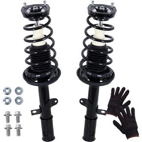 EVERESTWAY Front Struts Rear Shocks Compatible for 1993-2002 Toyota Corolla Chevrolet Prizm Struts and Shocks Complete Asssembly 171953 171954 ‎271951 271952