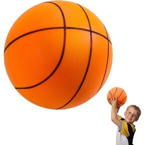 ZWIN Silent Basketball,Size7/9.4" Silent Basketball Dribbling Indoor,No Noise Quiet Hush Handle Basketball Training .Silent Bouncing Basketball, Training Foam Ball in Kuwait