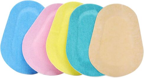 10 Styles Kids Eye Patches 100 PCS Adhesive Cartoon Colorful Eye Pads Breathable, Comfortable for Kids in Saudi Arabia