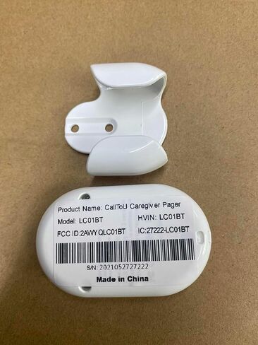 CallToU Caregiver Pagers لكبار السن زر الاتصال اللاسلكي 1000FT جرس الاتصال للمرضى زر تنبيه لكبار السن في المنزل نظام الاتصال الذكي مع شاشة الاهتزاز الرقمية تذكير منخفض الطاقة in Kuwait