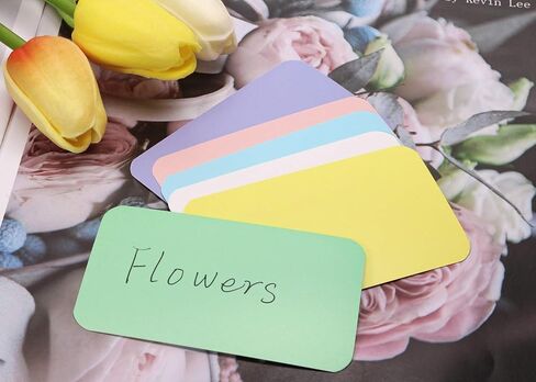 Penta Angel 60 Pcs Mixed Color Mini Paper Blank Gift Notes Cards DIY Craft Small Word Business Message Cards (60, 9x5.4cm) in Saudi Arabia