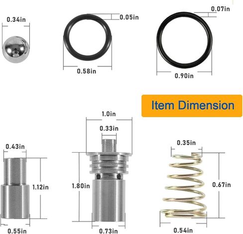 Automatic Transmission Assemblies STL010 Cooler Flow Bypass Valve Kit Upgrade Compatible With Cadillac Chevy Transmission 2014-Up GM 6L80 6L90, 2016-Up 8L90 8L80 8L90E in Saudi Arabia