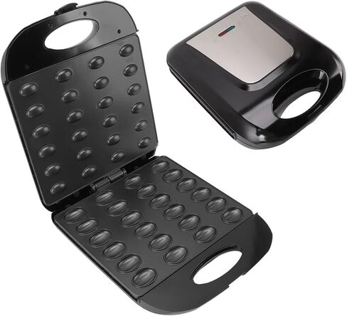 صانع الوافل الكهربائي، بقدرة 1400 وات، سهل التنظيف على الوجهين، سعة 24 قطعة، صانع كعك الجوز للطهي (قابس أمريكي 110 فولت 10 أمبير) in Kuwait