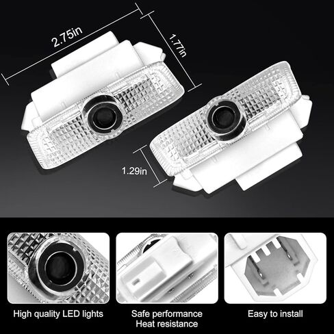 Car Door Light Logo for Infiniti - Compatible with Q50 Q60 Q70 QX50 QX70 QX80 FX G M EX Series Ghost Shadow Lights Projector Infiniti Accesories (4 Pcs) in Saudi Arabia