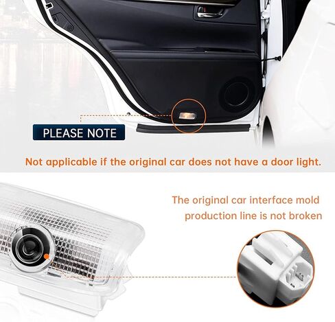 Car Door Light Logo for Infiniti - Compatible with Q50 Q60 Q70 QX50 QX70 QX80 FX G M EX Series Ghost Shadow Lights Projector Infiniti Accesories (4 Pcs) in Saudi Arabia