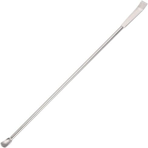 uxcell Lab Micro Sampling Reagent Spoon 304 Stainless Steel 2 in 1 Laboratory Mixing Spatula 200mm 2Pcs in Saudi Arabia