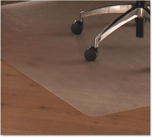 بساط كرسي من البولي كربونات Floortex مقاس 60 بوصة × 48 بوصة للأرضيات الصلبة، شفاف (FR1215219ER) in Kuwait