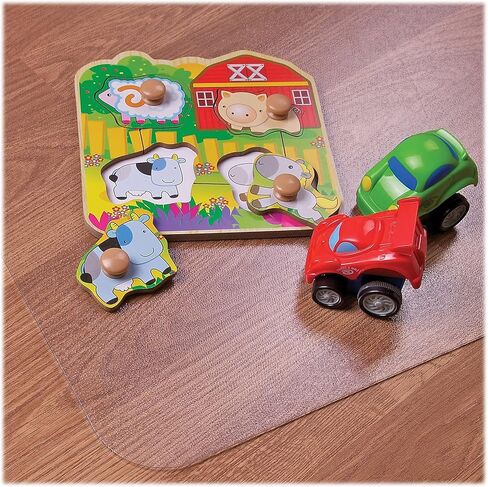 بساط كرسي من البولي كربونات Floortex مقاس 60 بوصة × 48 بوصة للأرضيات الصلبة، شفاف (FR1215219ER) in Kuwait