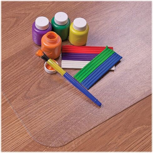 بساط كرسي من البولي كربونات Floortex مقاس 60 بوصة × 48 بوصة للأرضيات الصلبة، شفاف (FR1215219ER) in Kuwait