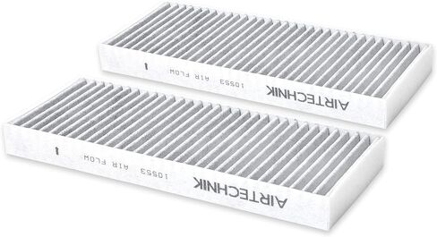 AirTechnik CF10553 Cabin Air Filter w/Activated Carbon | Fits Nissan Frontier 05-21, NV1500/NV2500/NV3500 12-15, Pathfinder 05-12, Xterra 05-15 / Suzuki Quator 09-12 - 27274-9CH0A in Kuwait
