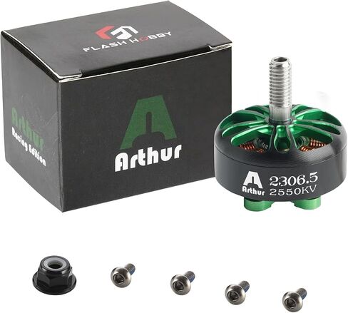 فلاش هوبي آرثر 2306.5 محرك بدون فرشاة 2300KV 2 ~ 4S محرك طائرة بدون طيار خفيف الوزن لطائرة RC بدون طيار FPV كوادكوبتر RC طائرة ثابتة الجناح in Kuwait