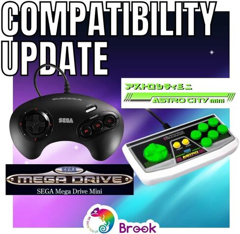 محول Brook Wingman NS - يدعم Xb Series X/S/One/360، PS5/PS4/PS3، Xb Elite 1/2، وحدات تحكم Switch Pro على Switch ووحدة التحكم PC(X-Input)، محول وحدات التحكم، يدعم Turbo وإعادة رسم الخرائط in Kuwait