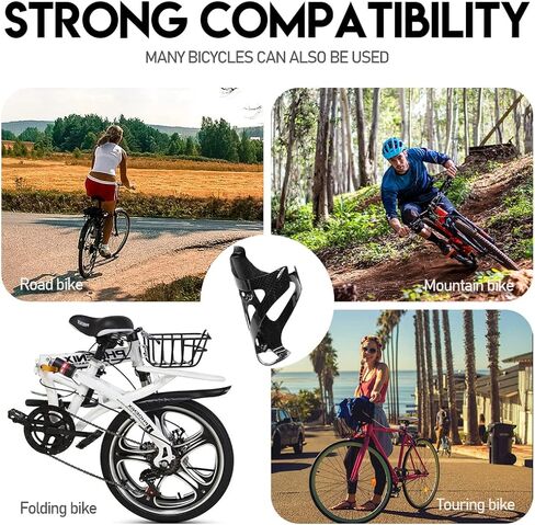 NewTH Bike Water Bottle Holder Full Carbon Fiber Ultra-Light and Strong Bicycle Water Bottle Cages Riding Equipment Water Bottle Holder for MTB Road Bike (Glossy-2 PCS) in Kuwait