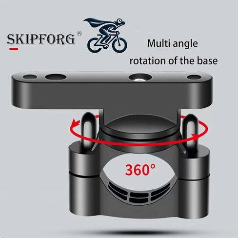 حامل زجاجة مياه للدراجة من SkipFrog - [للزجاجات بقطر 1.9-2.8 بوصة] [للمقود والإطار] حامل أكواب الدراجة النارية، قفص مشروبات الدراجة مع أداة لولبية، يناسب الزجاجة ذات الحجم القياسي والأصغر in Kuwait