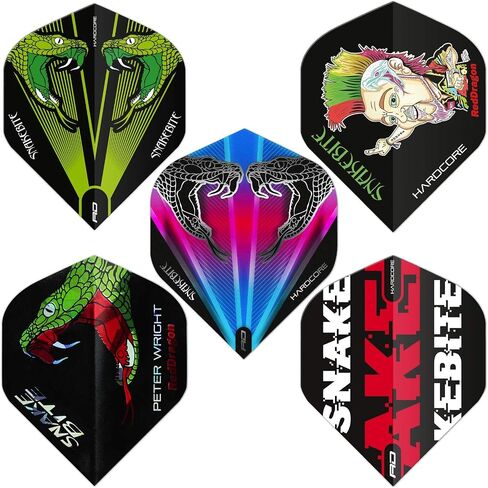 RED DRAGON Players Assorted Hardcore Flight Packs - 5 Sets per Pack in Saudi Arabia
