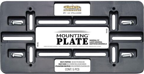 Cruiser Accessories 79150 Mounting Plate, Black, 1 mount in Saudi Arabia