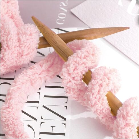 8 Pack Super Bulky Chunky Chenille Yarn for Hand Knitting,Big Yarn for Chunky Blanket,Large Thick Arm Knitting Yarn,Fluffy Soft Plush Jumbo Yarn Crocheting,Cream & Khaki in Saudi Arabia