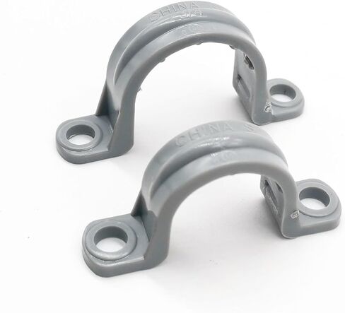 2" PVC Pipe Straps, 2 Holes Plastic Conduit Strap for PVC Pipes, Wire Cord Installation, Conduit and Cables, UL Listed, 5pcs in Saudi Arabia