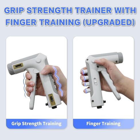 HXD-ERGO Grip Strength Trainer with Finger Exerciser, Adjustable Resistance Hand Gripper, Hand Exerciser with Counting for Muscle Building and Injury RecoverStrength in Saudi Arabia