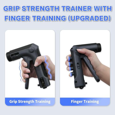 HXD-ERGO Grip Strength Trainer with Finger Exerciser, Adjustable Resistance Hand Gripper, Hand Exerciser with Counting for Muscle Building and Injury RecoverStrength in Saudi Arabia