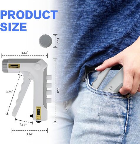 HXD-ERGO Grip Strength Trainer with Finger Exerciser, Adjustable Resistance Hand Gripper, Hand Exerciser with Counting for Muscle Building and Injury RecoverStrength in Saudi Arabia